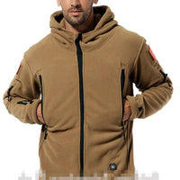 Thumbnail for Men Military Winter Thermal Fleece Tactical Jacket Outdoors