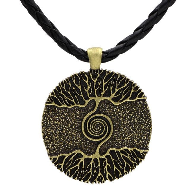 World tree double-sided pendant