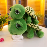 Thumbnail for Big-Eyed Turtle Plush Toy Small Tortoise Doll