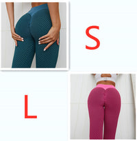 Thumbnail for Plaid Leggings Fitness Yoga Pants Women's Seamless High Waist Breathable Gym Leggings