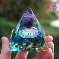 Thumbnail for Pyramid Decoration Natural Crystal Gravel Energy Tower