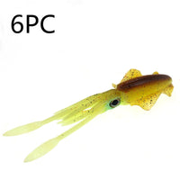 Thumbnail for Squid Bait 15cm 20g Sea Fishing Boat Fishing Simulation Fake Bait Octopus Deep Sea Soft Bait Iron Plate Bait