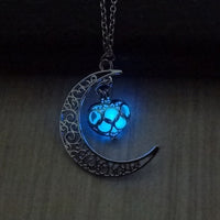 Thumbnail for Glow In the Dark Moon Necklace