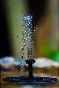 Thumbnail for Solar Water Mercury Garden Miniature Floating Fountain