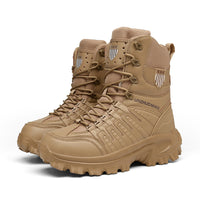 Thumbnail for Waterproof outdoor tactical military boots