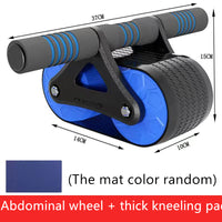 Thumbnail for Double Wheel Abdominal Exerciser Women Men Automatic Rebound Ab Wheel Roller Waist Trainer Gym Sports Home Exercise Devices