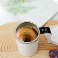 Thumbnail for Electric Coffee Mug USB Rechargeable Automatic Magnetic Cup IP67 Waterproof Food-Safe Stainless Steel For Juice Tea Milksha Kitchen Gadgets