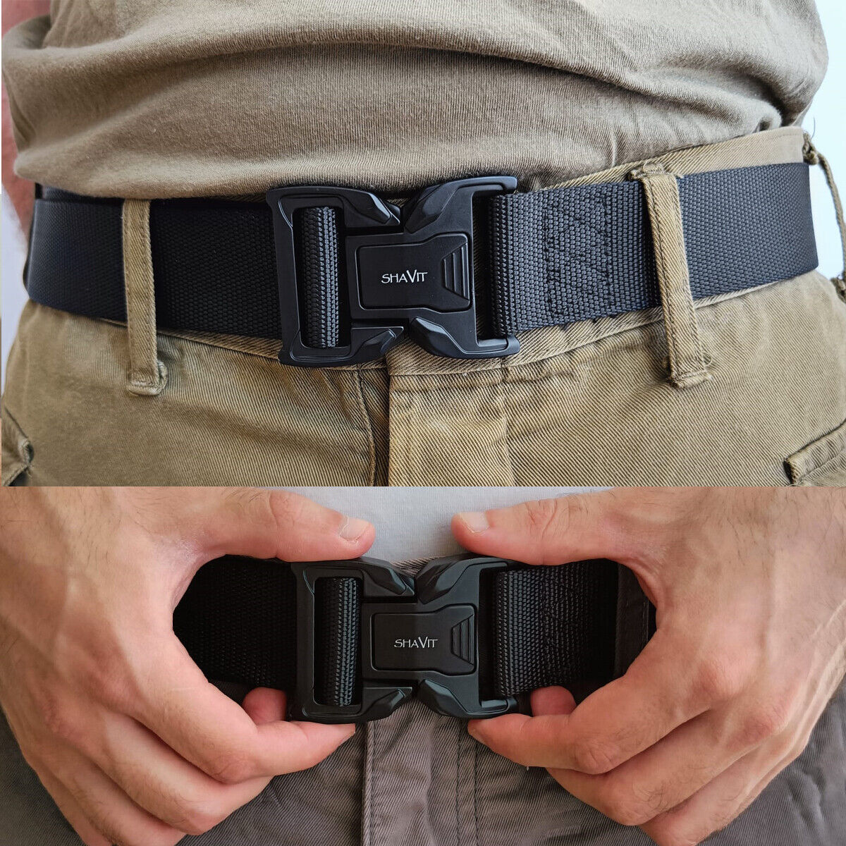 Tactical Military Belt For Men Hiking Rigger Nylon Web Casual Work HOMBRE Belt