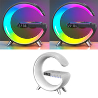 Thumbnail for New Intelligent G Shaped LED Lamp Bluetooth Speake Wireless Charger Atmosphere Lamp App Control For Bedroom Home Decor