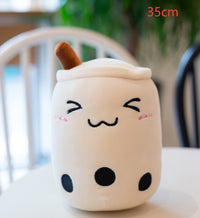 Thumbnail for Cute Fruit Drink Plush Stuffed Soft Strawberry Milk Tea Plush Boba Tea Cup Toy Bubble Tea Pillow Cushion Kids Gift