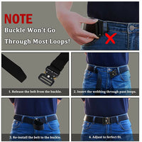 Thumbnail for Military Tactical Belt Heavy Duty Security Guard Working Utility Nylon Waistband